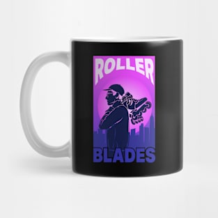 Vintage Rollerblades Gift Roller Skating Mug